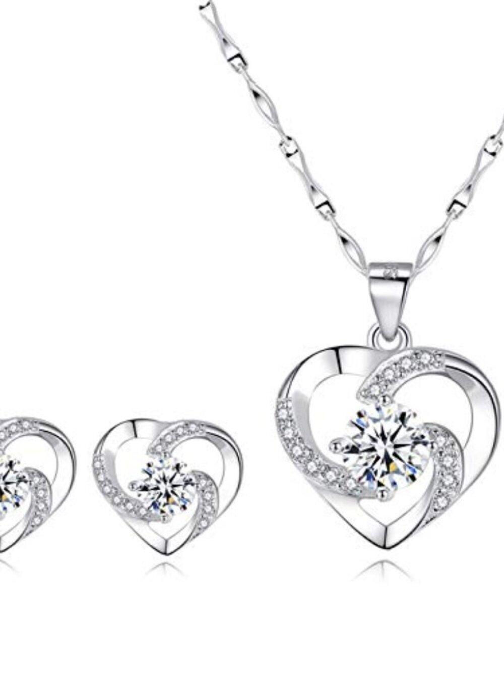 BRAND NEW Jewelry Set for women, 925 Sterling Silver Stud Earrings